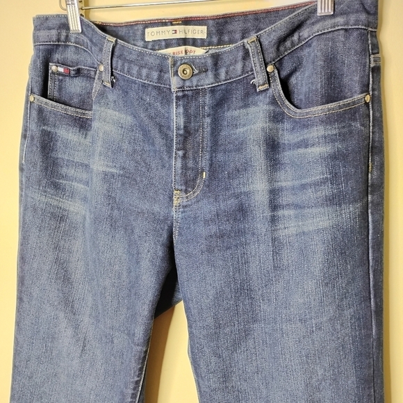 Vintage Tommy Hilfiger Bootcut Jeans Womens Size 14 Classic Low Rise y2k - Picture 3 of 9